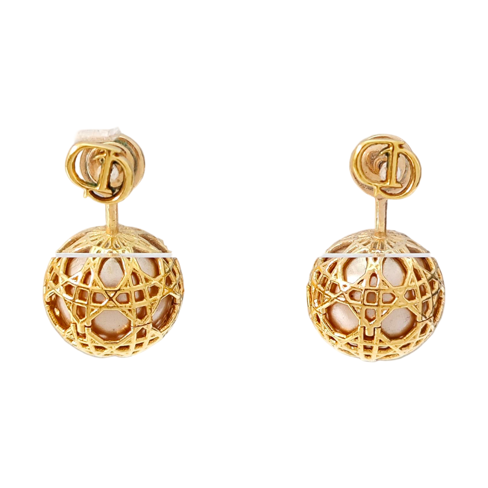 Metal Gold Stud Earrings