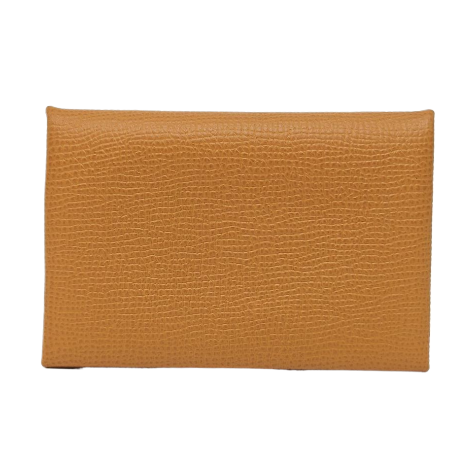 Calvi Epsom Brown Card Holder