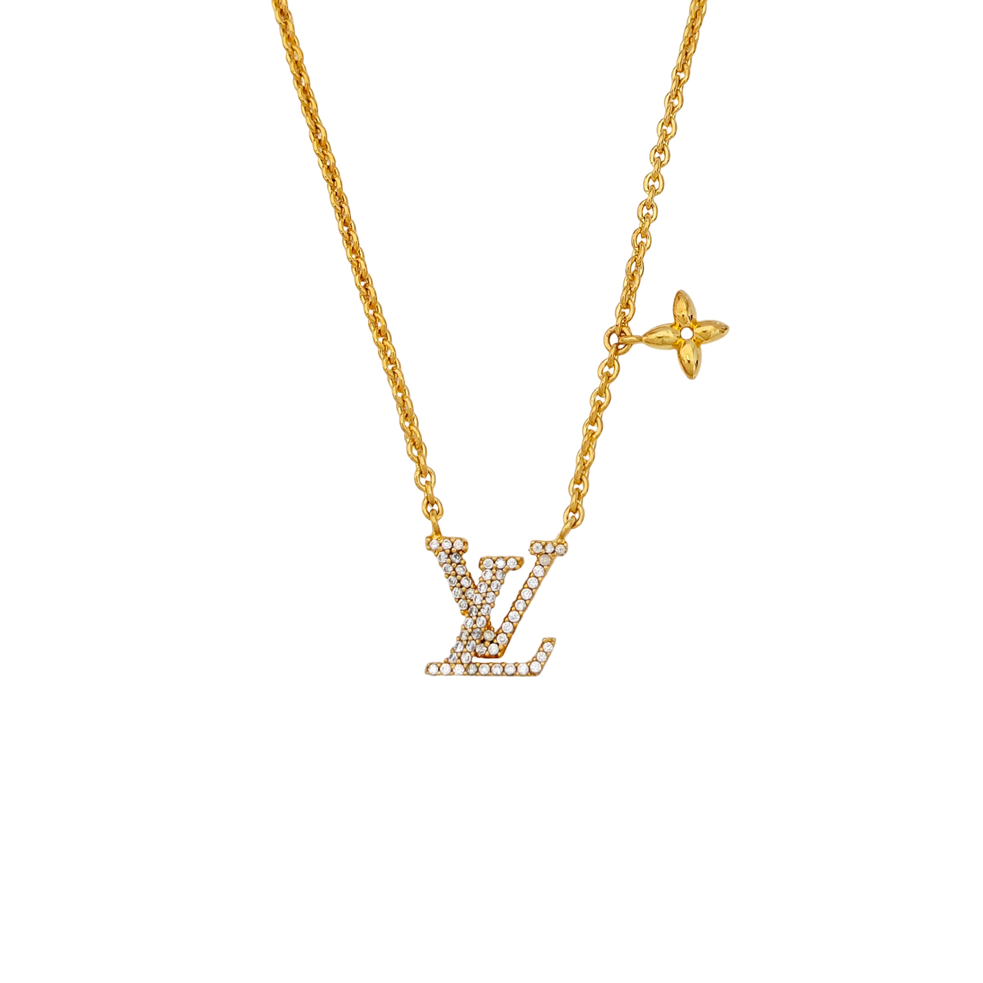 LV ICONIC Metal Gold Necklace
