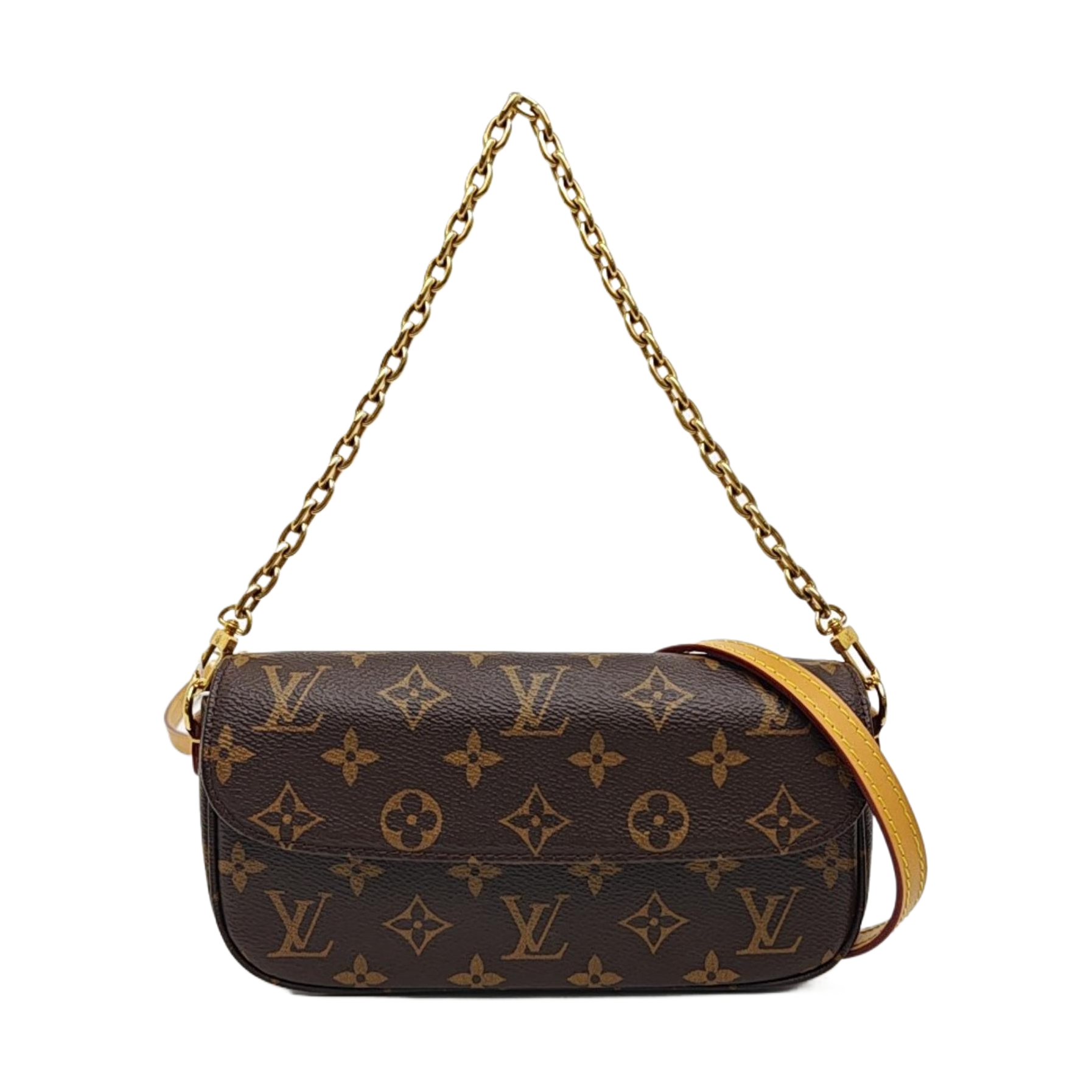 IVY Monogram Coated Canvas Brown