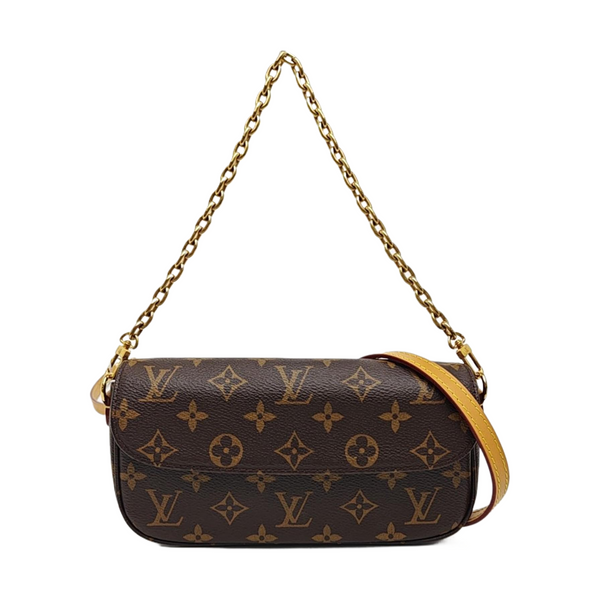 IVY Monogram Coated Canvas Brown