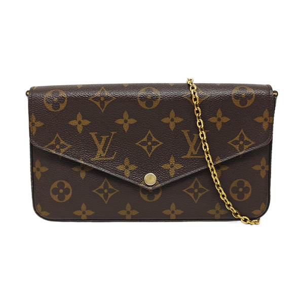FÉLICIE Monogram Coated Canvas Brown