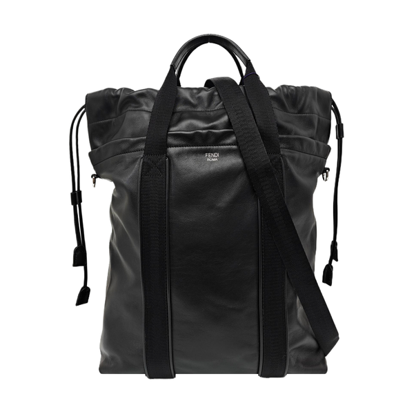 Calfskin Shoulder Bag Black