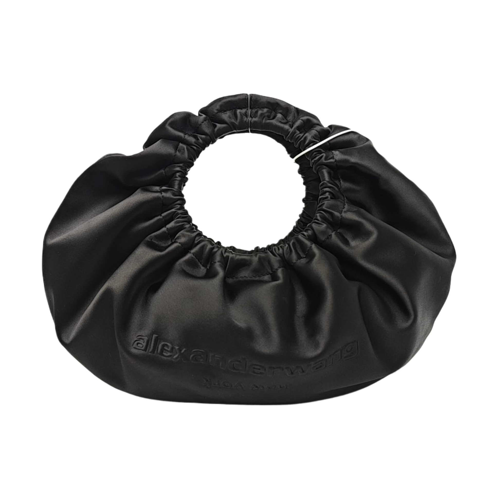 Fabric Top Handle Bag Small Black
