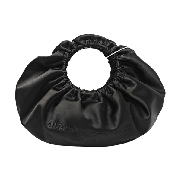 Fabric Top Handle Bag Small Black