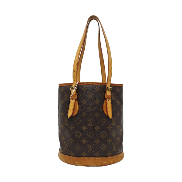 BUCKET PM Monogram Coated Canvas Brown