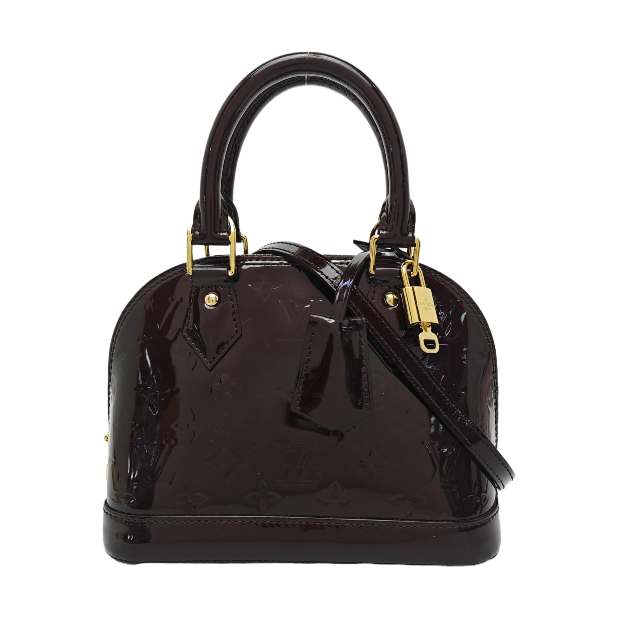 ALMA BB Monogram Calfskin Red