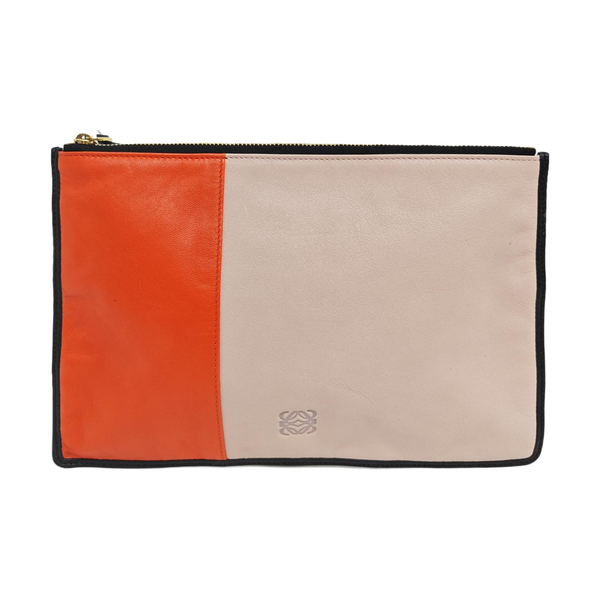 Calfskin Clutch Multicolor