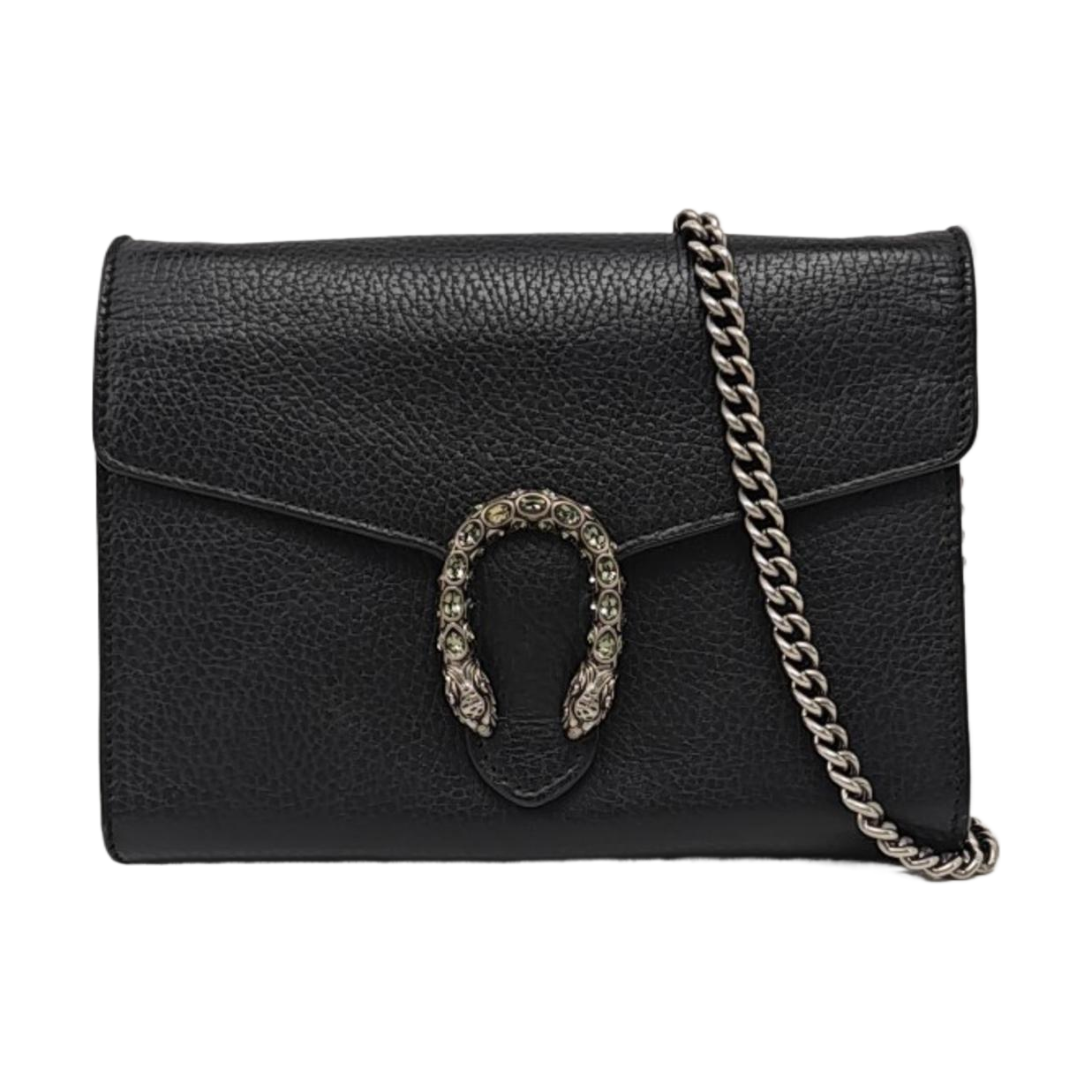 Authenticated pre-owned  Dionysus Mini Calfskin Black - Shoulder Bag at Looply