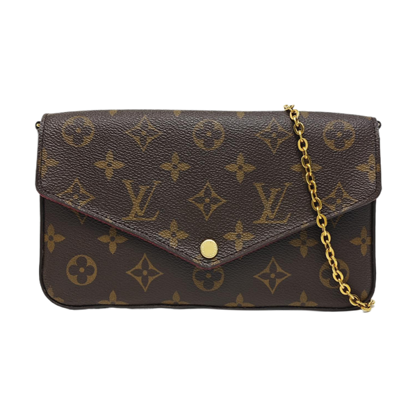 FÉLICIE Monogram Coated Canvas Brown
