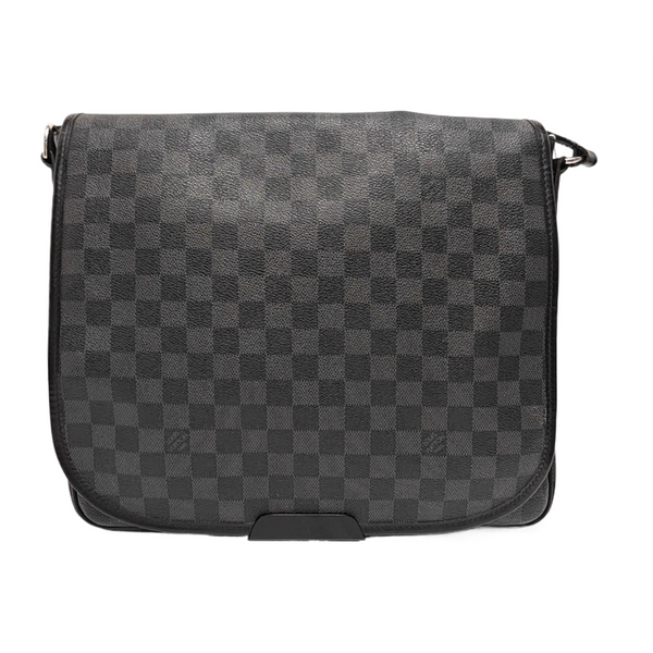 DANIEL Damier Graphite Coated Canvas Gray
