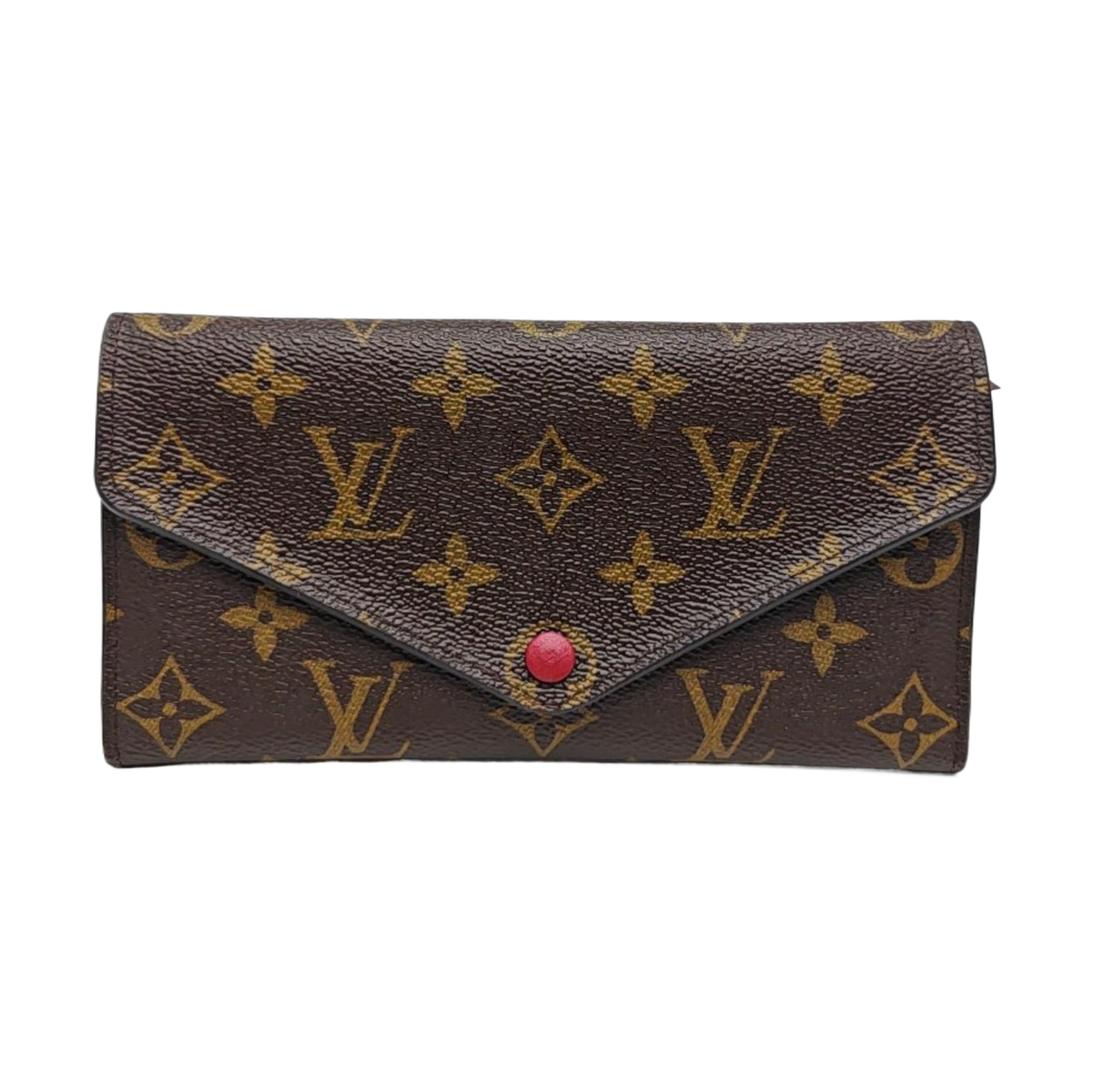 JOSÉPHINE Monogram Coated Canvas Brown Wallet