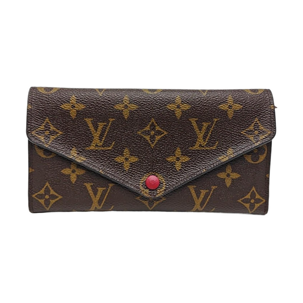 JOSÉPHINE Monogram Coated Canvas Brown Wallet