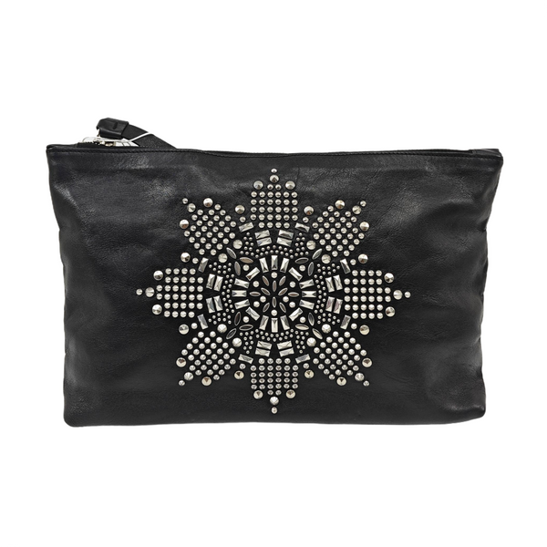 Calfskin Clutch Black