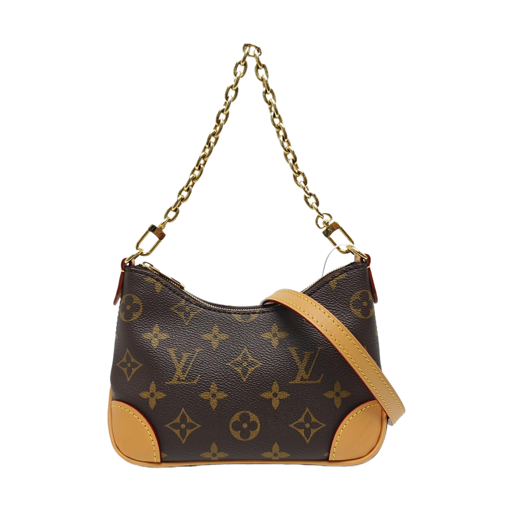 BOULOGNE Nano Monogram Coated Canvas Brown
