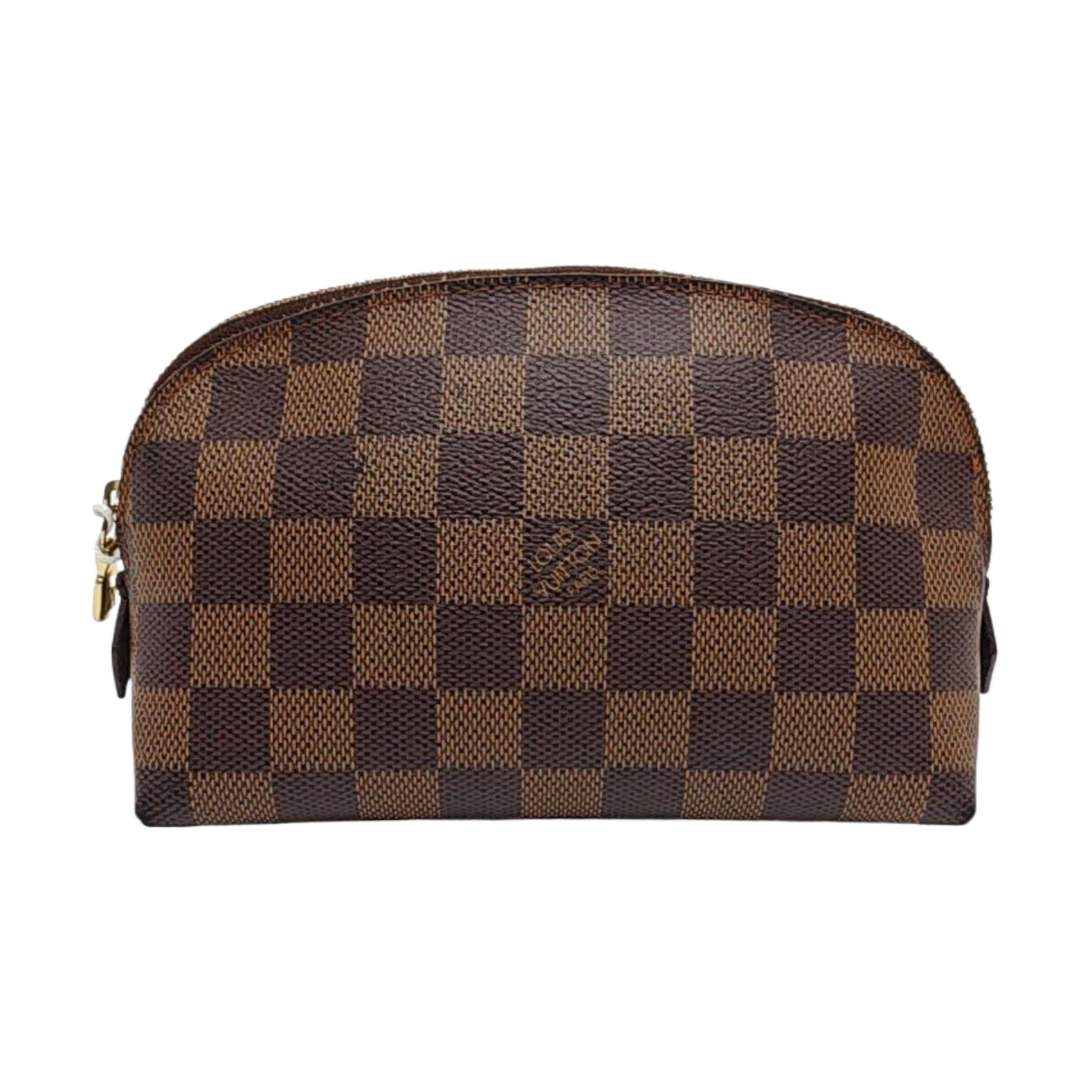 COSMETIC PM Damier Ebene Coated Canvas Brown