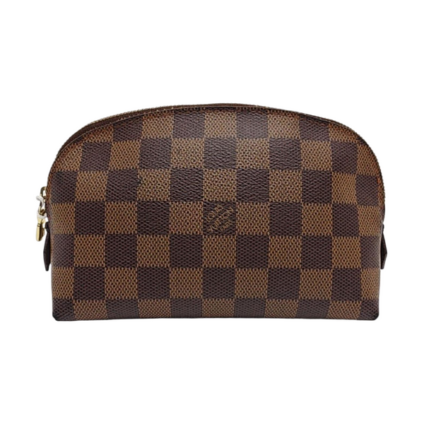 COSMETIC PM Damier Ebene Coated Canvas Brown