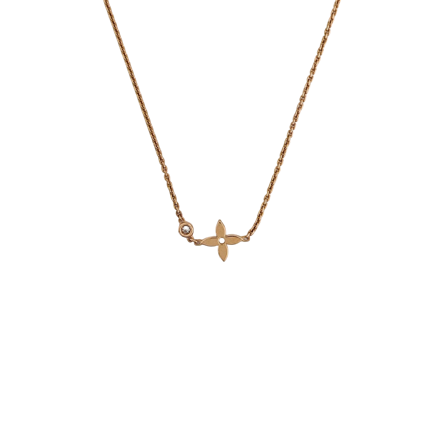 IDYLLE BLOSSOM 18k Gold Rose Gold Necklace