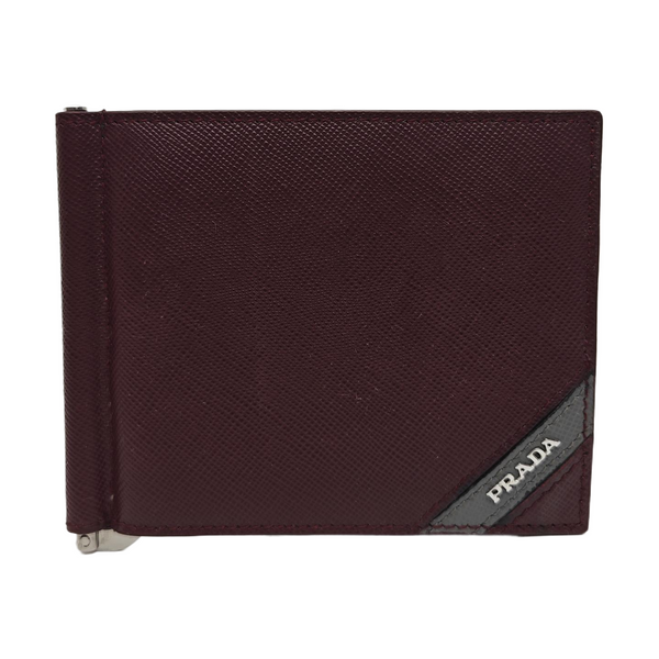 Calfskin Card Holder Red