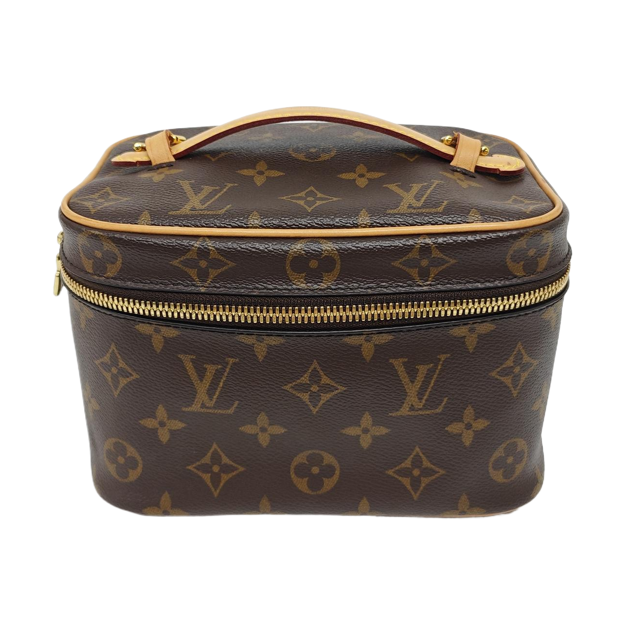 NICE Mini Monogram Coated Canvas Brown