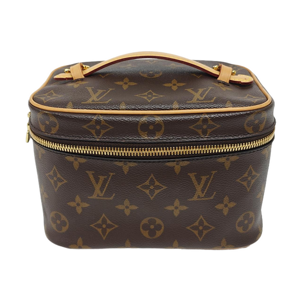 NICE Mini Monogram Coated Canvas Brown