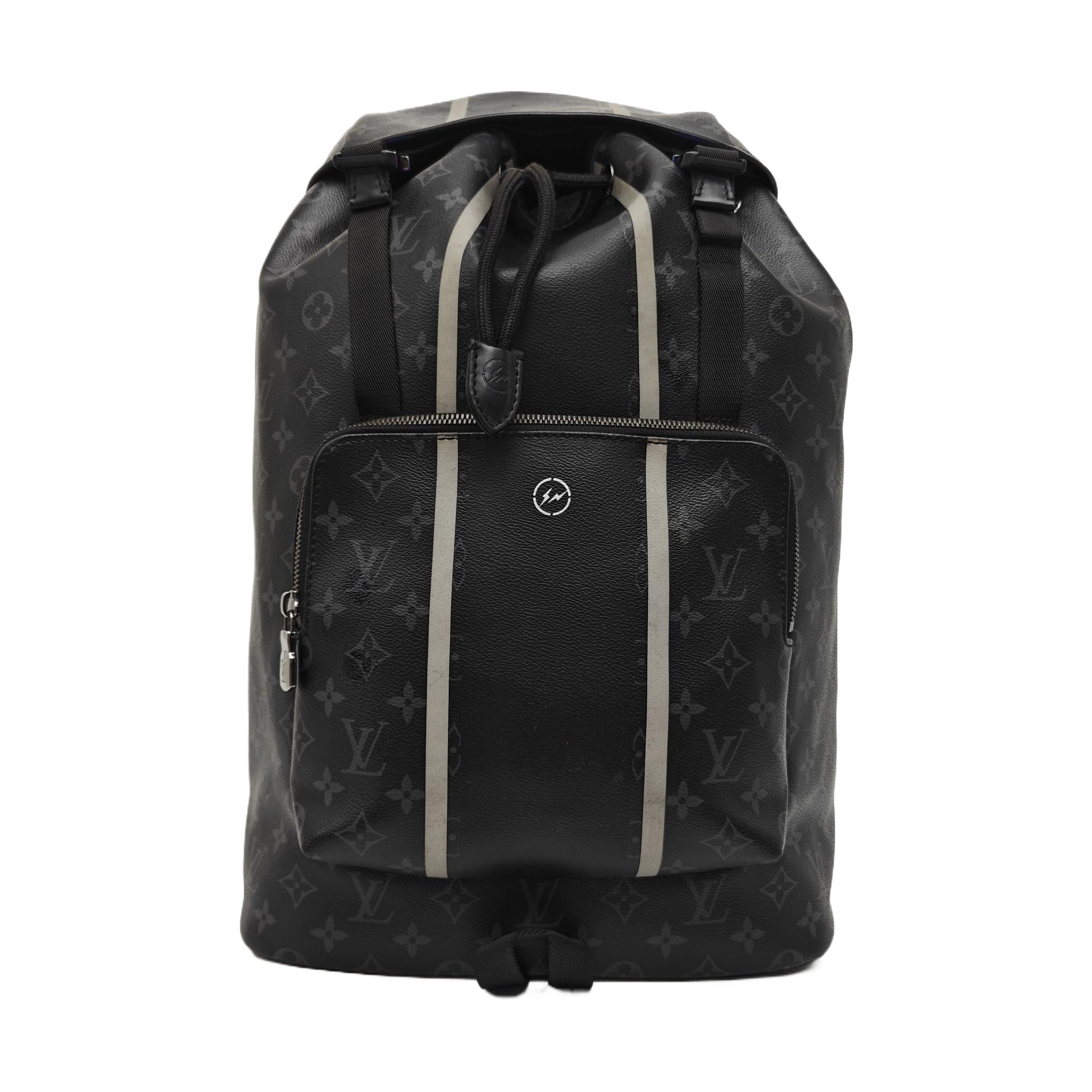 Coated Canvas Backpack Black