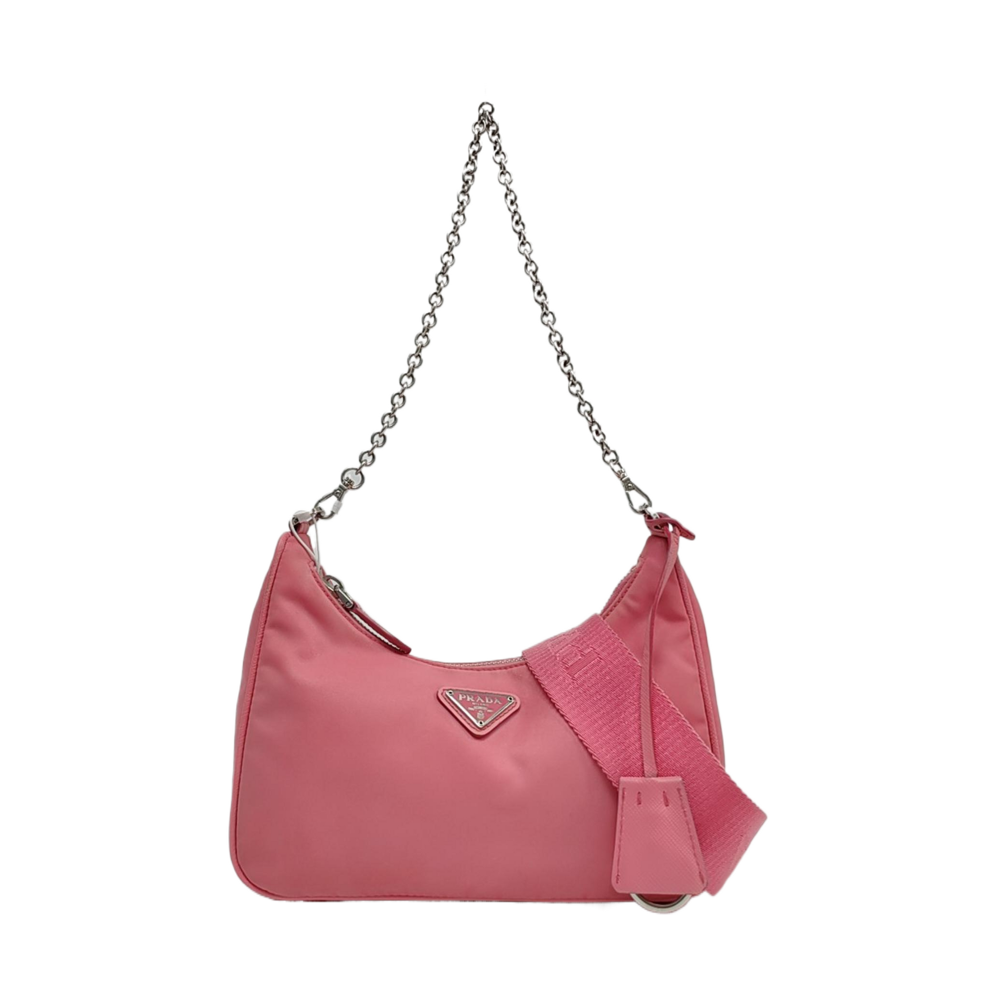 Authenticated pre-owned  Re-Edition2000 Mini Nylon Pink - Shoulder Bag at Looply