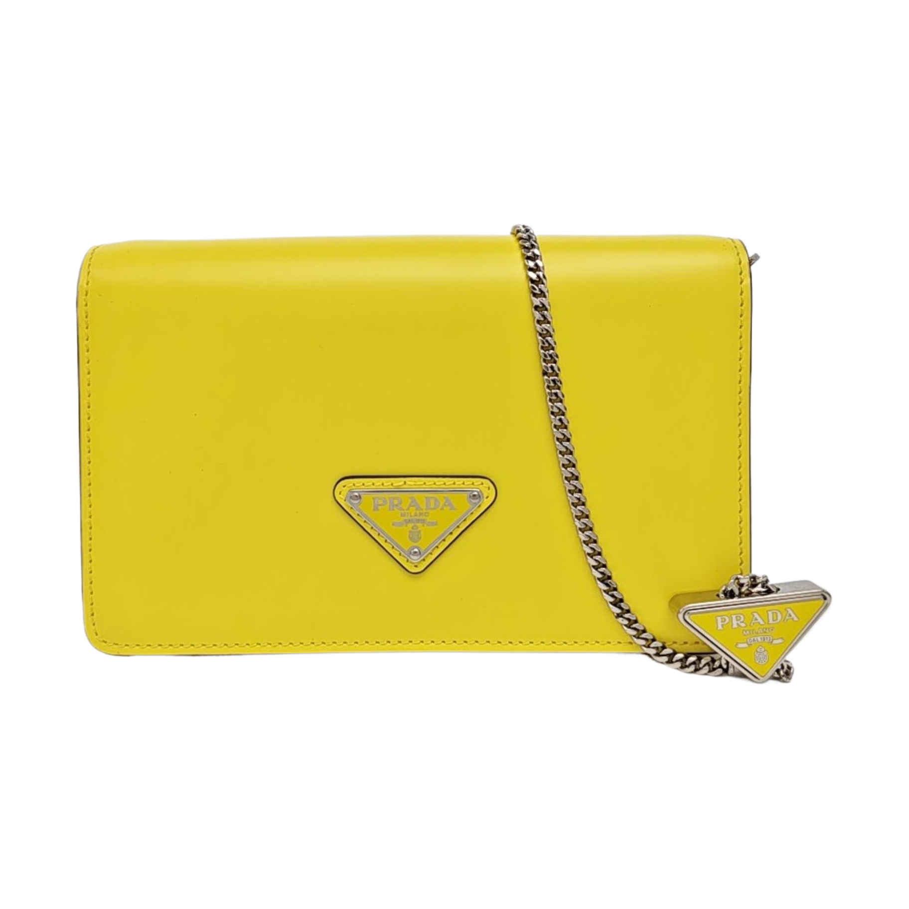 Calfskin Crossbody Bag Yellow
