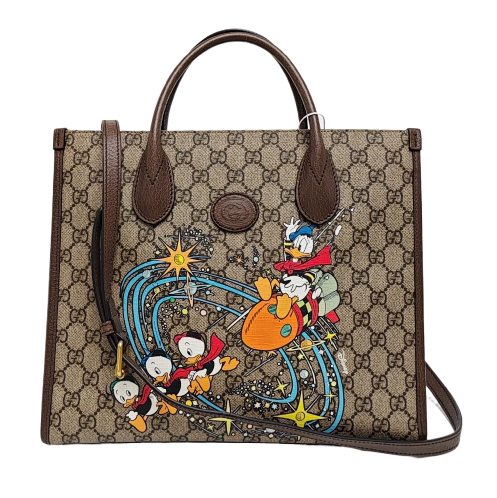 Disney X Gucci Monogram Coated Canvas Beige