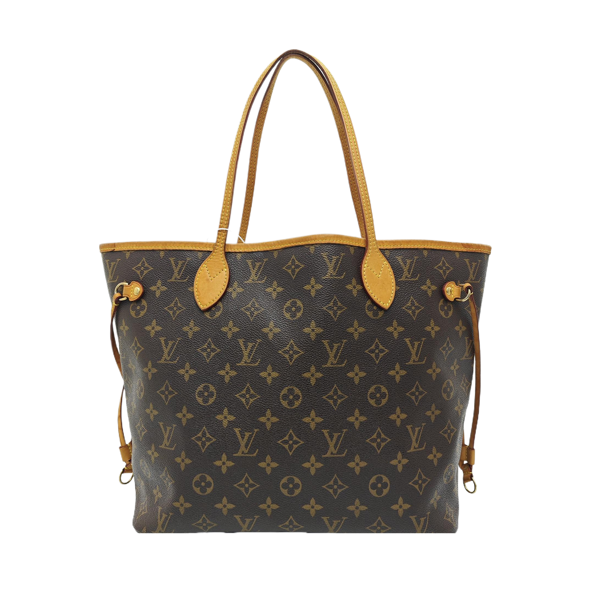 NEVERFULL MM Monogram Coated Canvas Brown