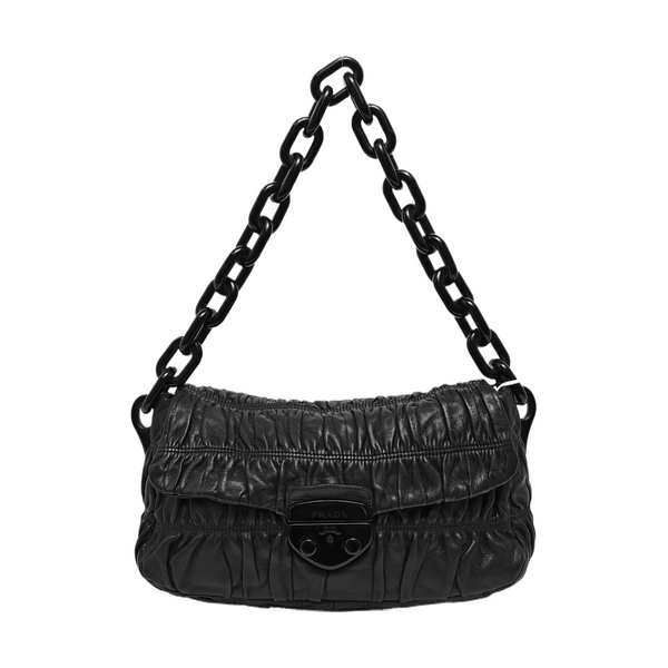 Gaufre Quilted Lambskin Black