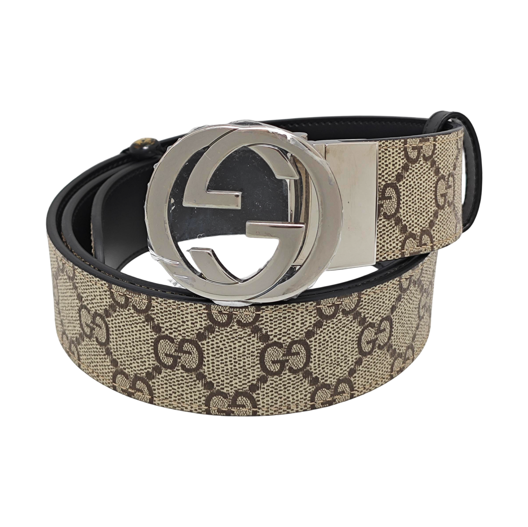 Leather Belt Beige