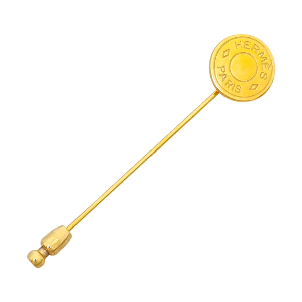 Metal Gold Brooch