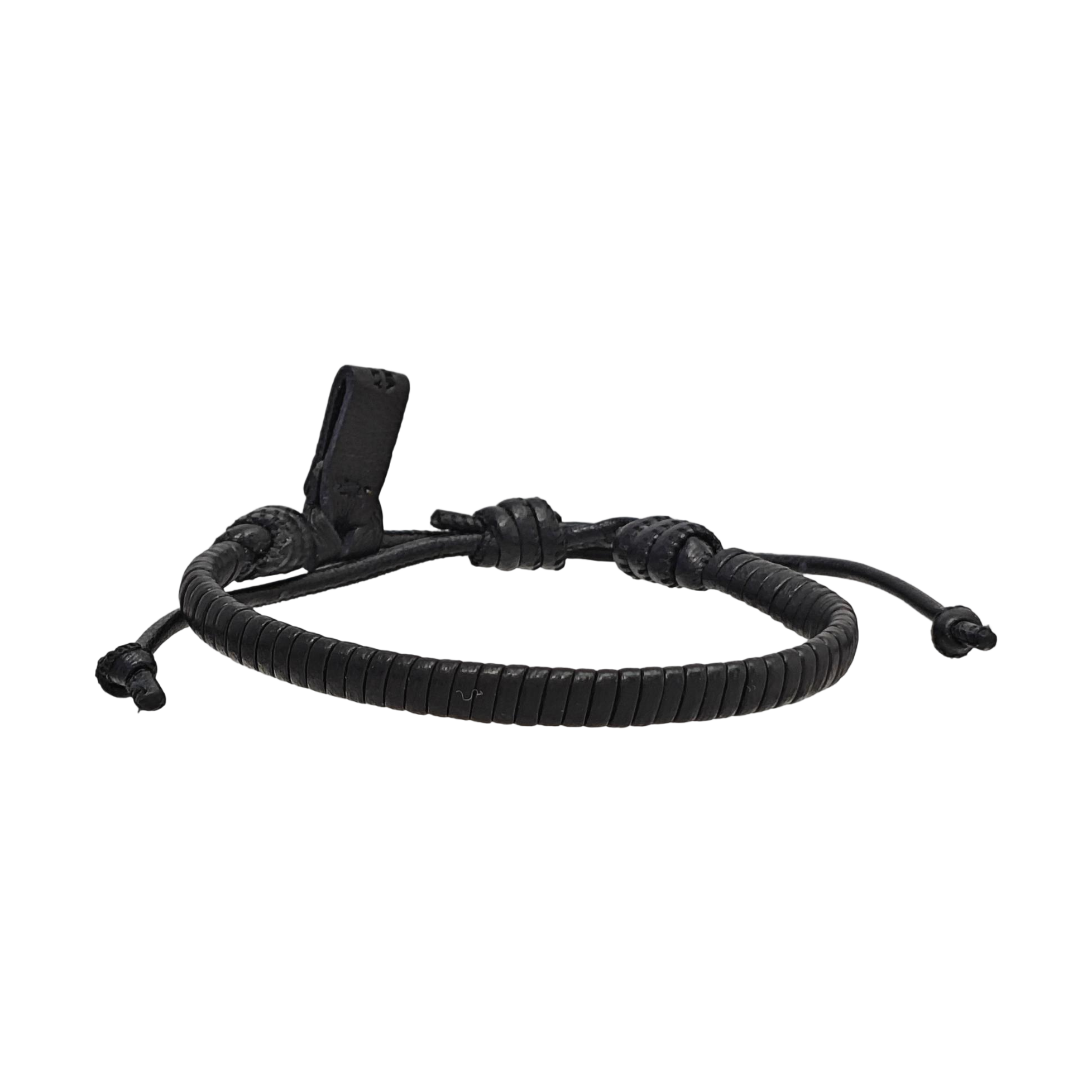 Leather Black Bracelet