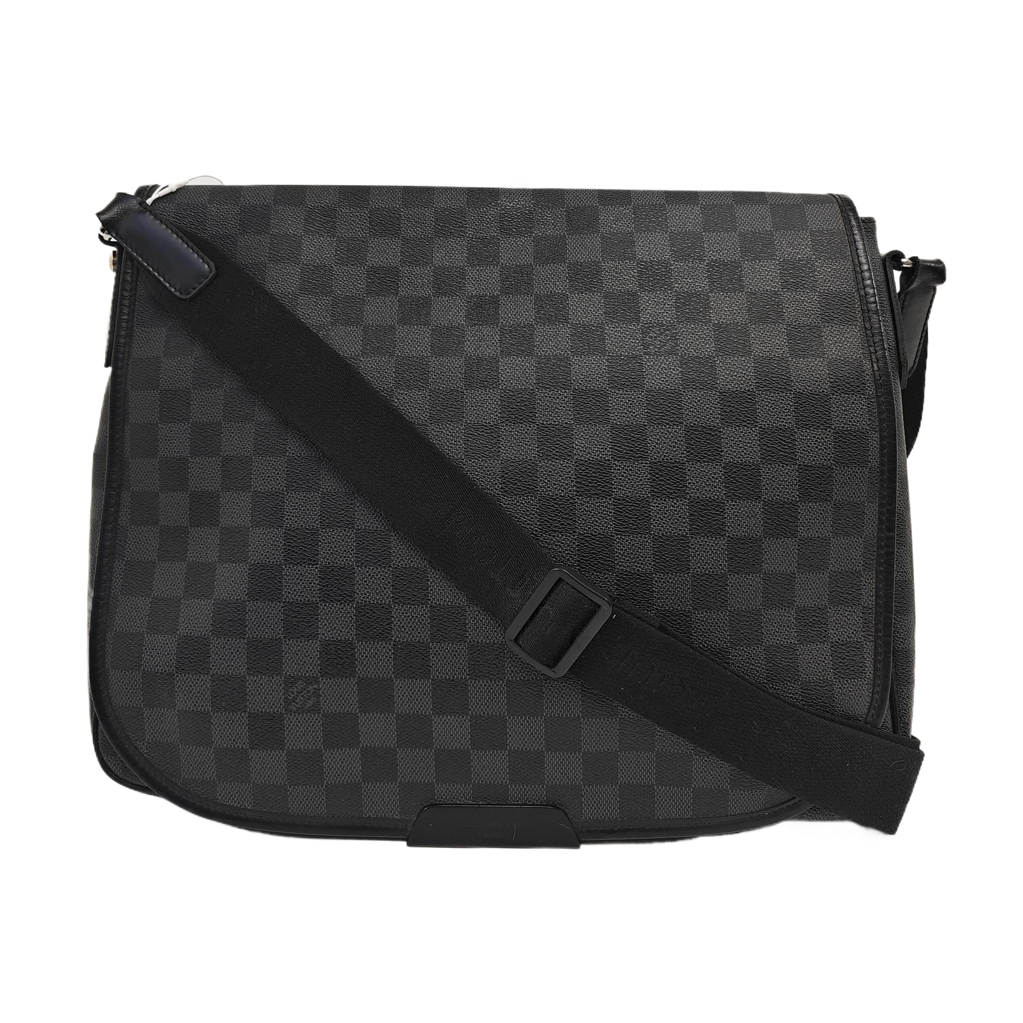 DANIEL Damier Graphite Coated Canvas Gray
