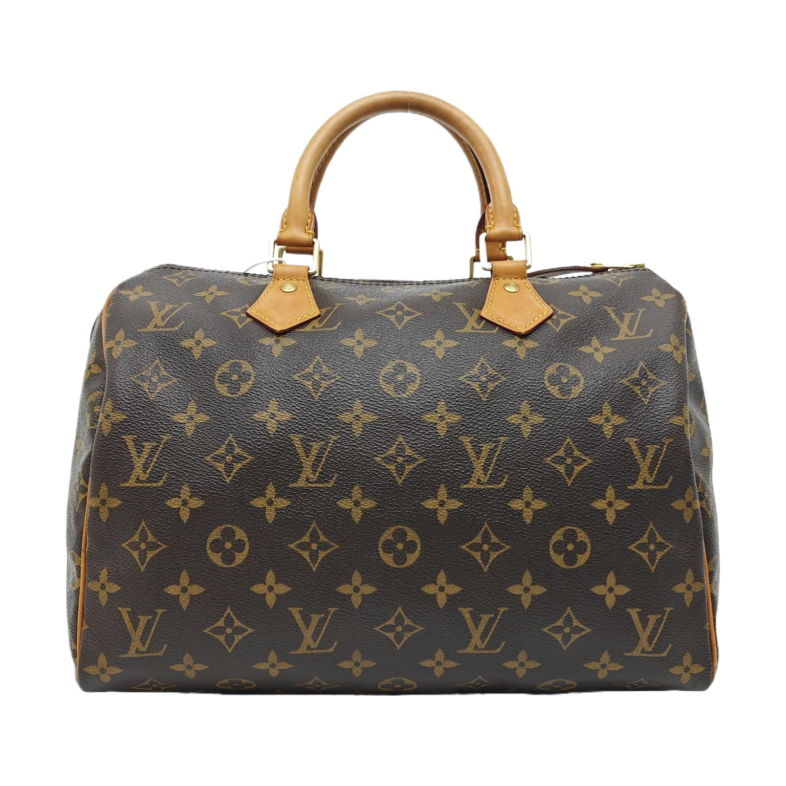 SPEEDY 30 Monogram Coated Canvas Brown