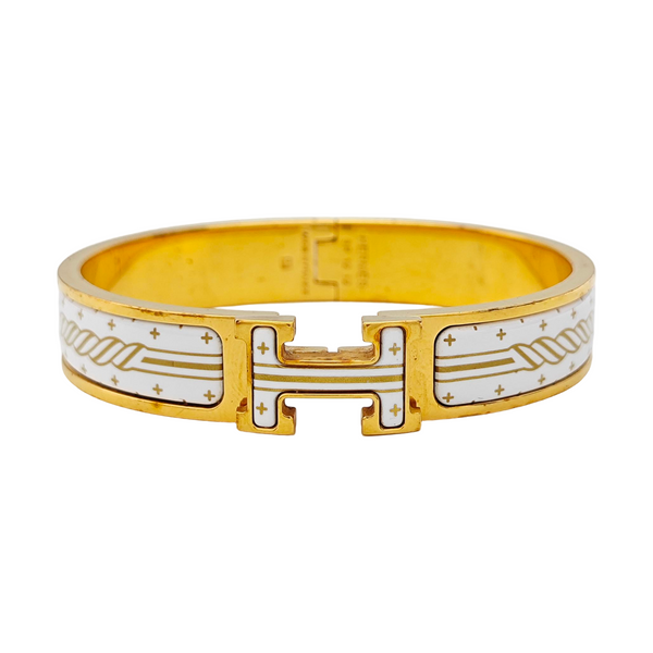 Clic H Metal Gold Bangle