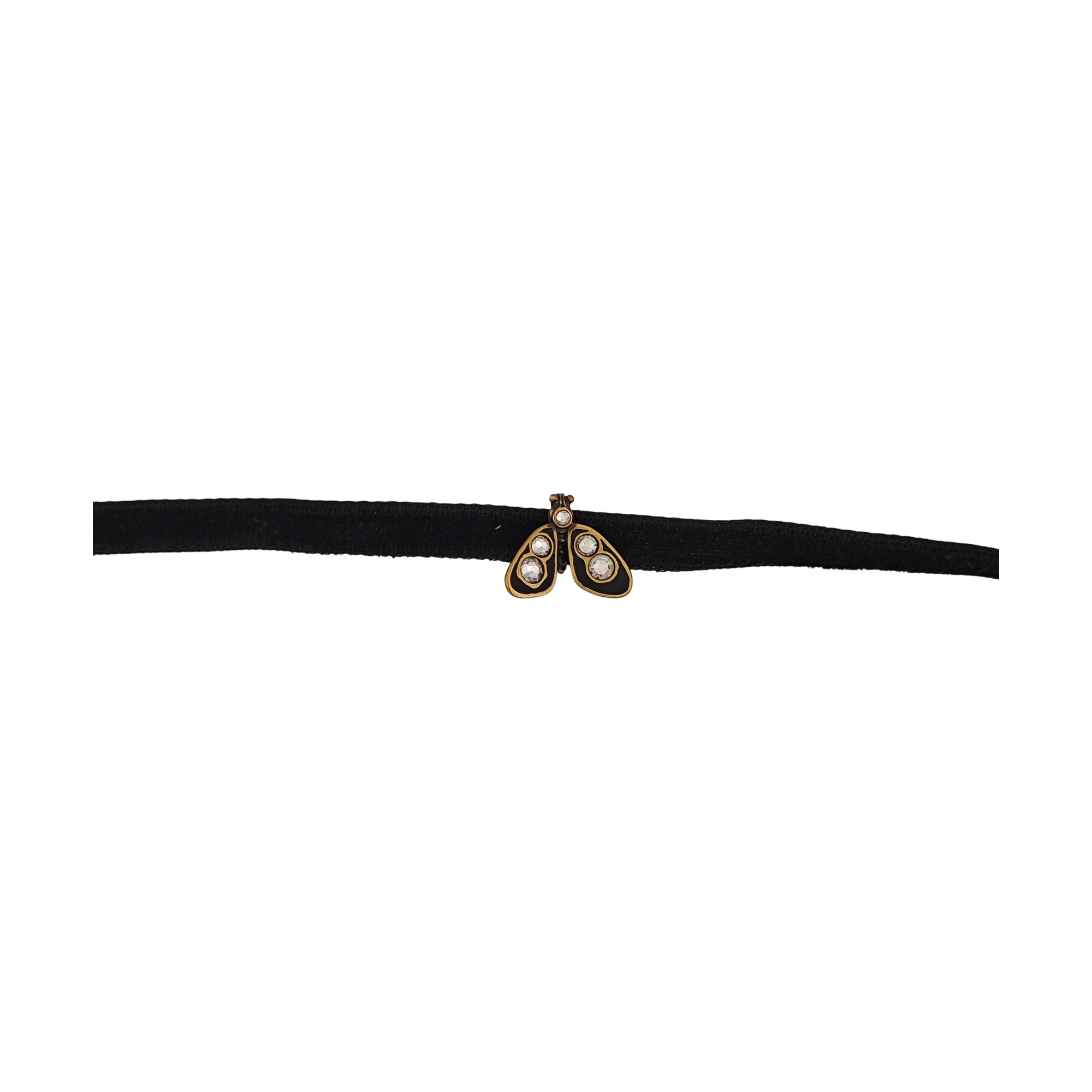 Synthetic Crystal Black Necklace