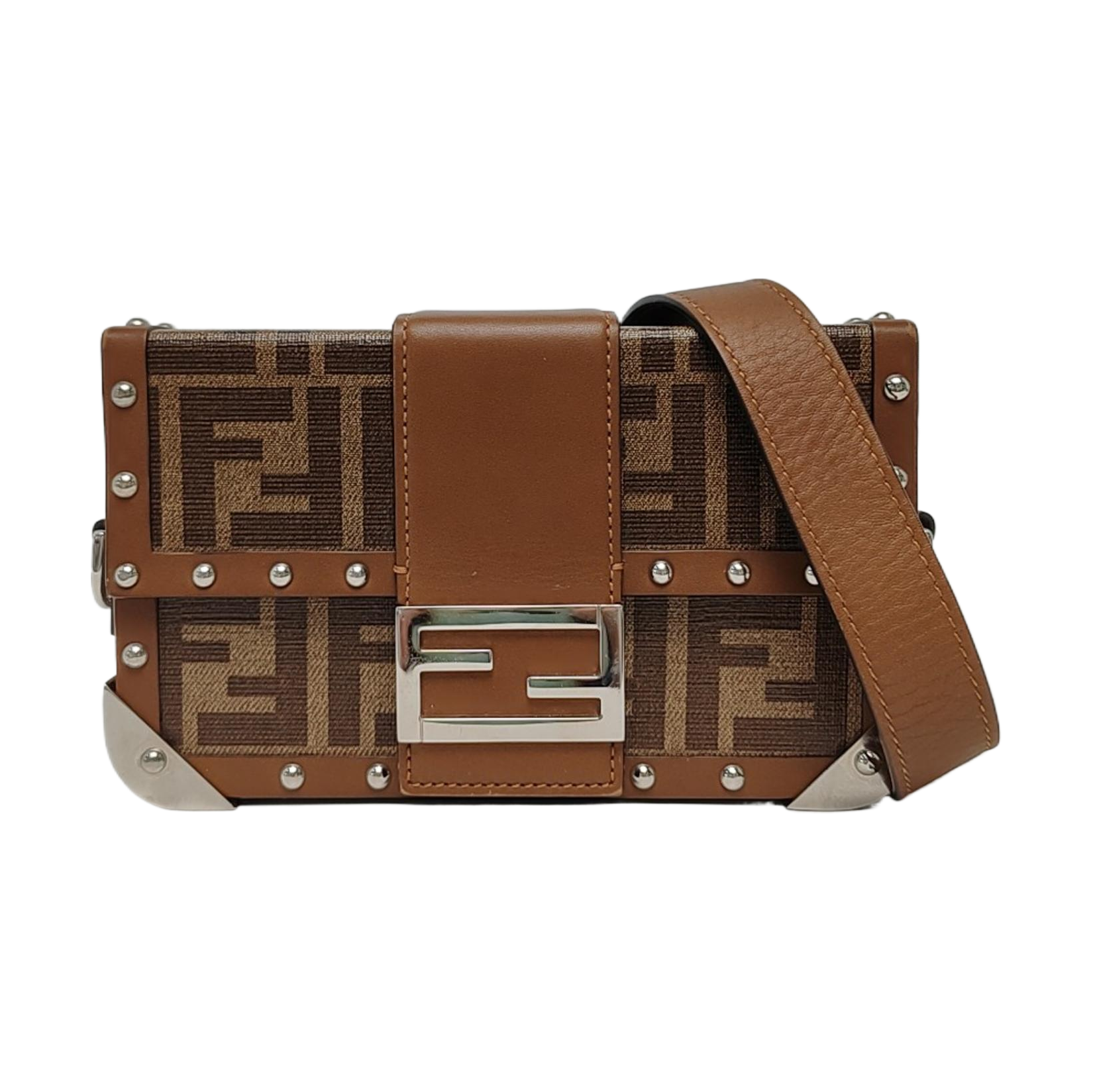 Baguette Trunk Calfskin Brown