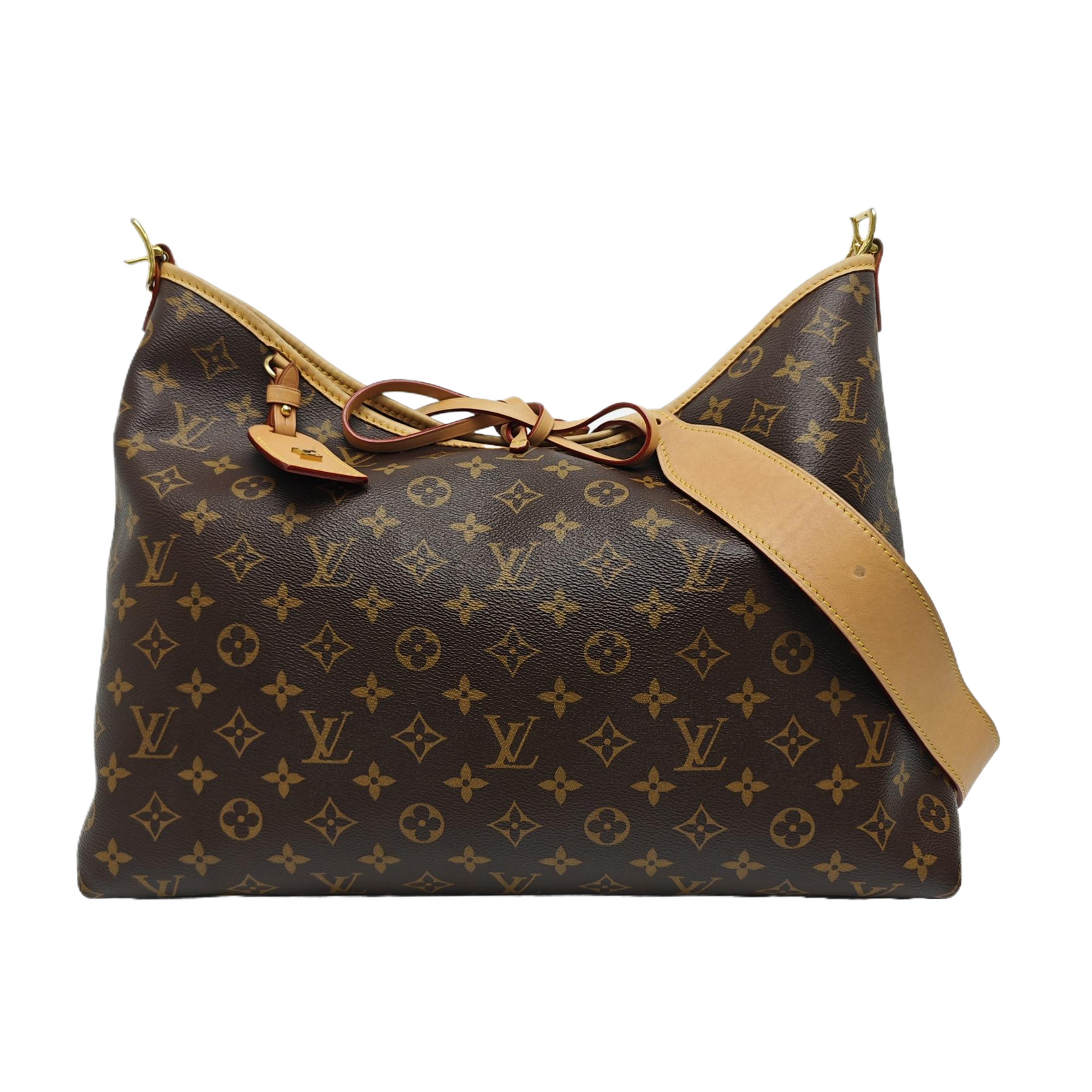 CARRYALL MM Monogram Coated Canvas Brown