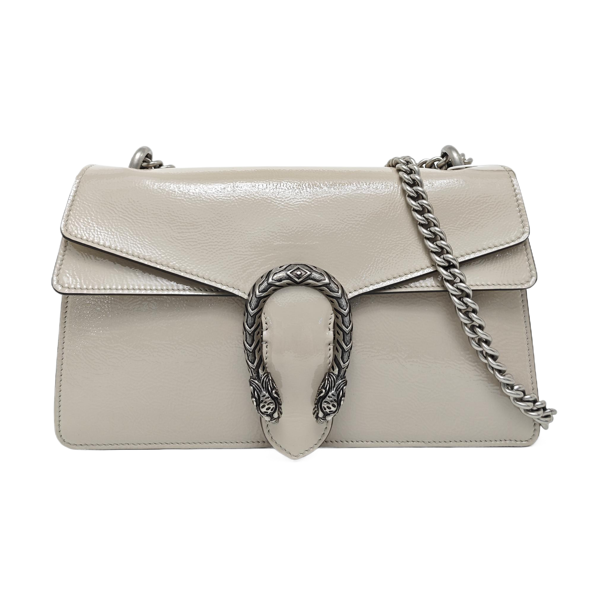 Dionysus Medium Patent Leather Gray