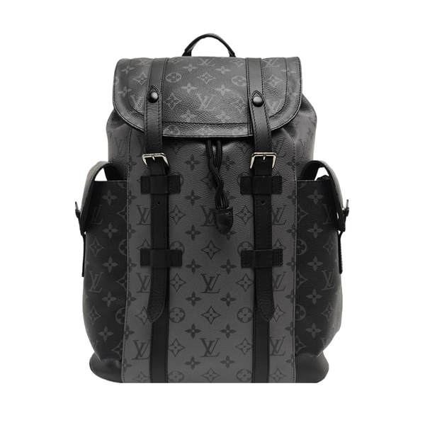 CHRISTOPHER Monogram Coated Canvas Gray