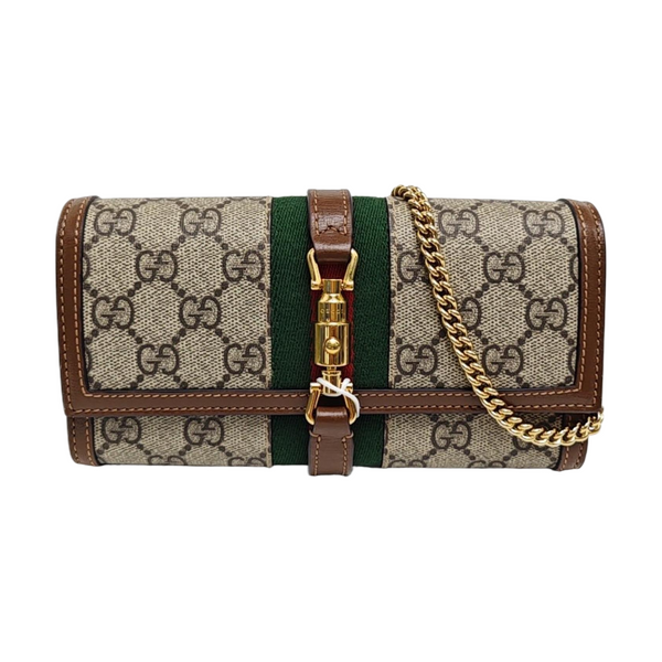 Jackie 1961 Mini Monogram Coated Canvas Beige