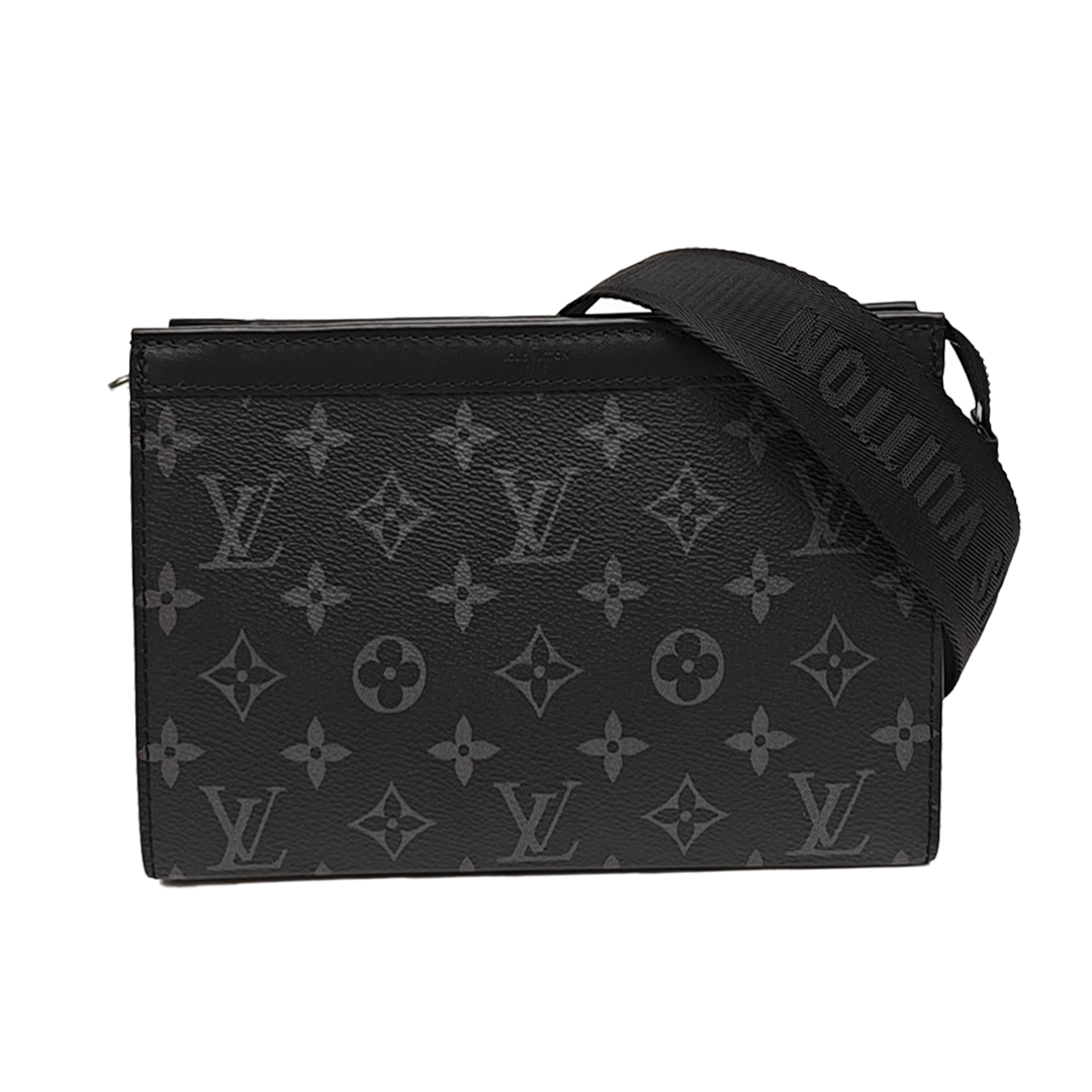 GASTON Monogram Coated Canvas Gray