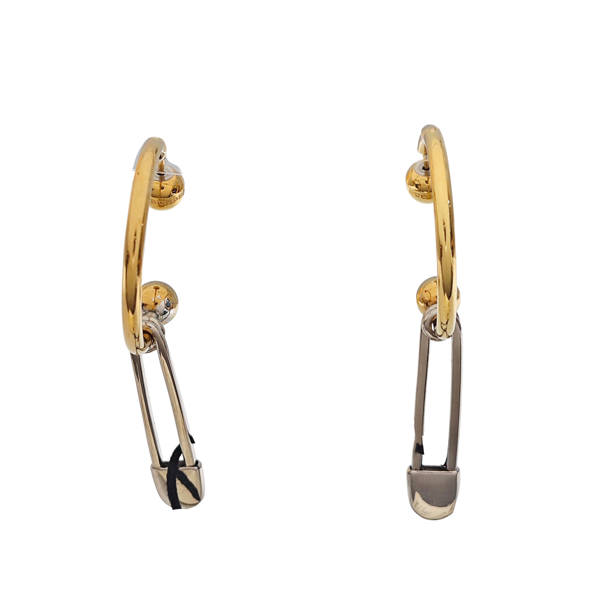 Metal Gold Stud Earrings