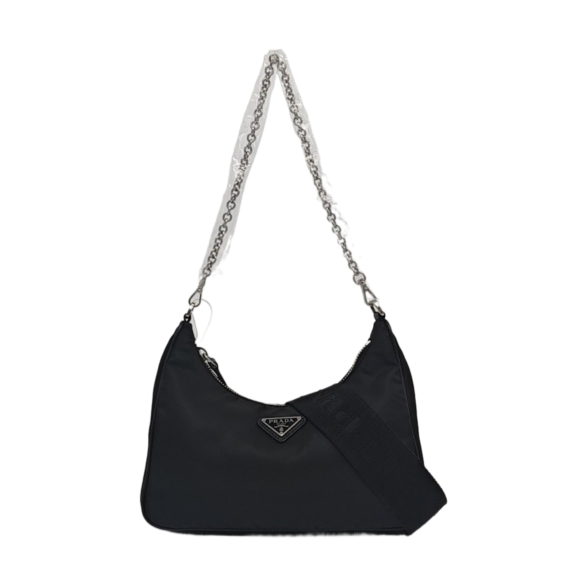 Authenticated pre-owned  Re-Edition2005 Nylon Black - Shoulder Bag at Looply