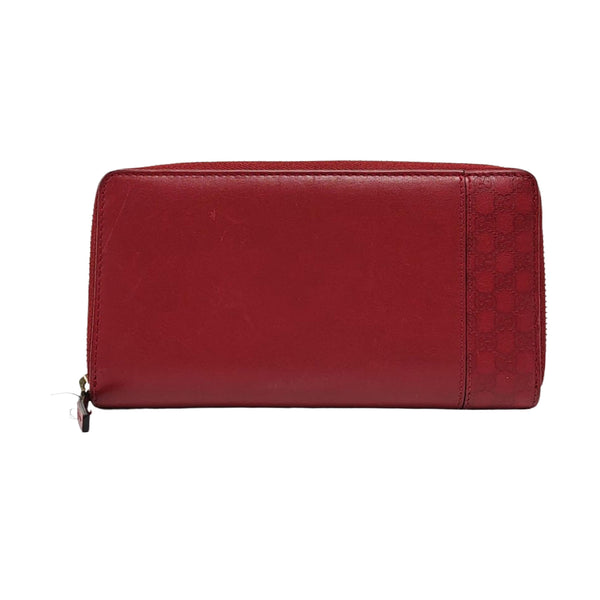 Monogram Calfskin Wallet Red