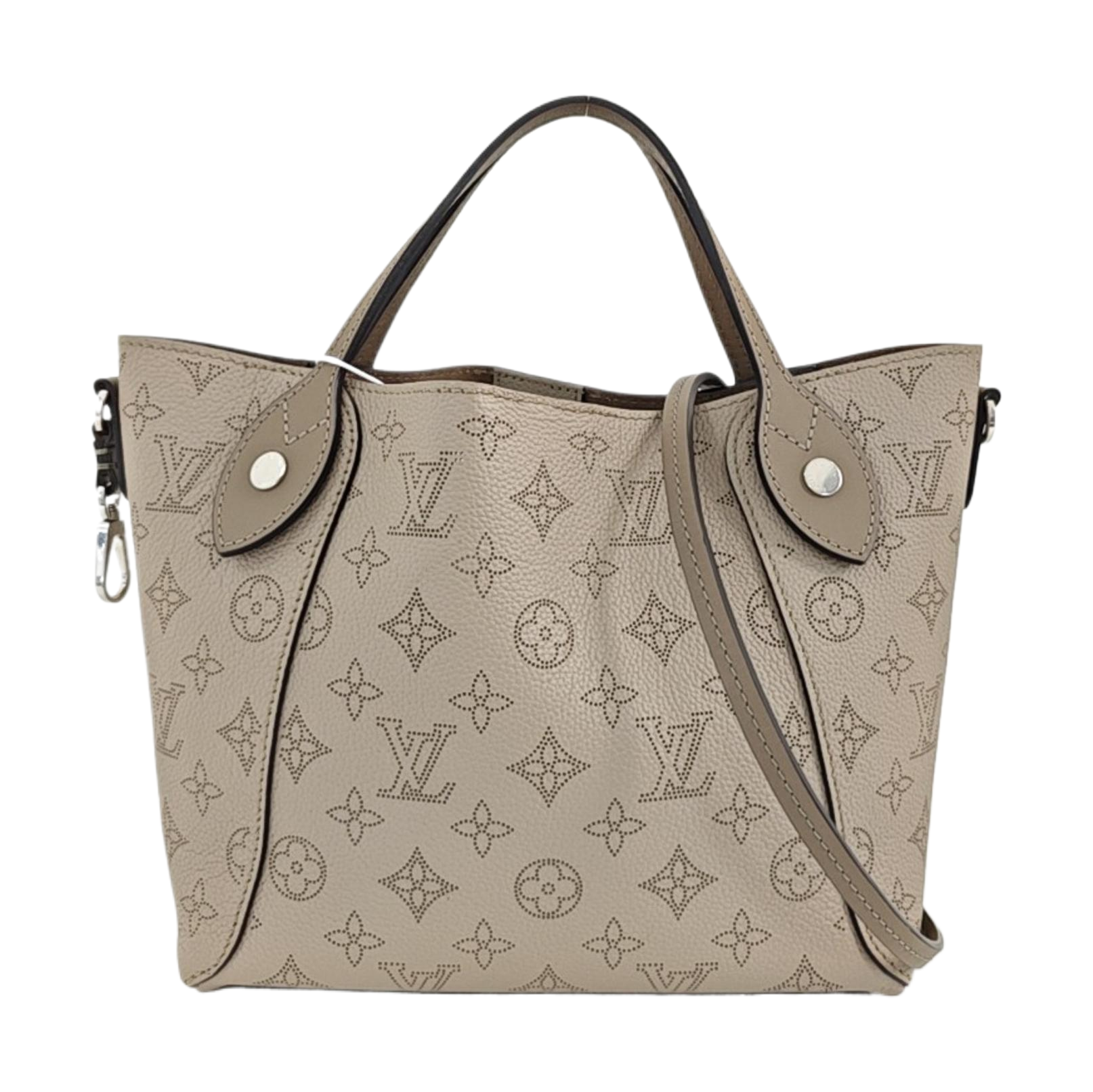HINA PM Monogram Calfskin Gray