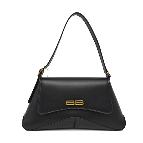 Calfskin Shoulder Bag Black