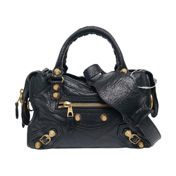 Classic City Mini Lambskin Black